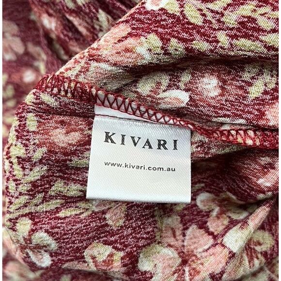 Free People x Kivari Quinn Tie Front Flared Ruffle Jumpsuit Retro Size Medium - Picture 8 of 9